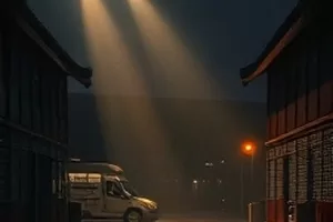 星轨之外剧照，夜空长曝光下的星轨与观测台
