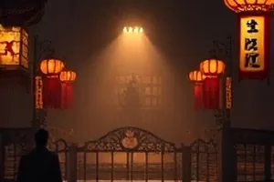 潮汐书架剧照，海边的木质书架与翻开的旧书