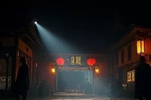 晚风收件人剧照，黄昏天台上的木质信箱